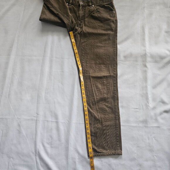 Hiltl The Ultimate Trousers Two Face Button & Zip Fly Brown Corduroy Jeans Sz 33 - Picture 15 of 16